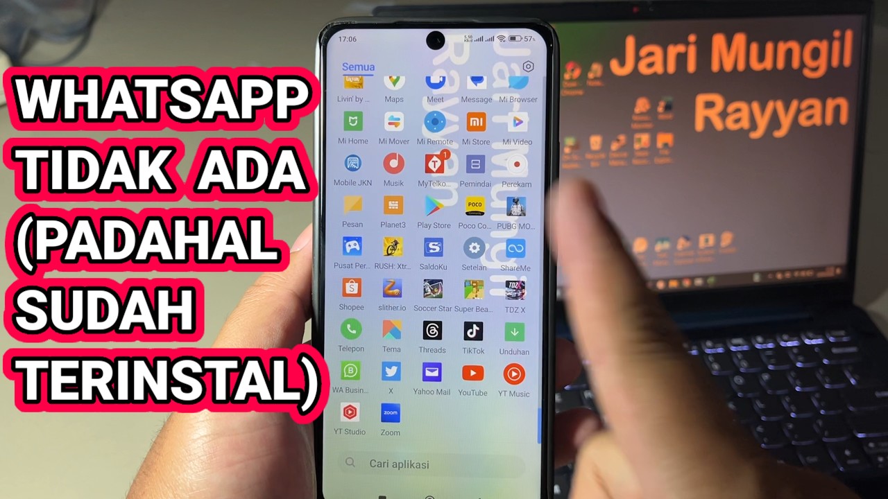 Solusi WhatsApp Tidak Ada Di Hp Android Poco (Padahal Sudah Terinstal  / Terpasang)