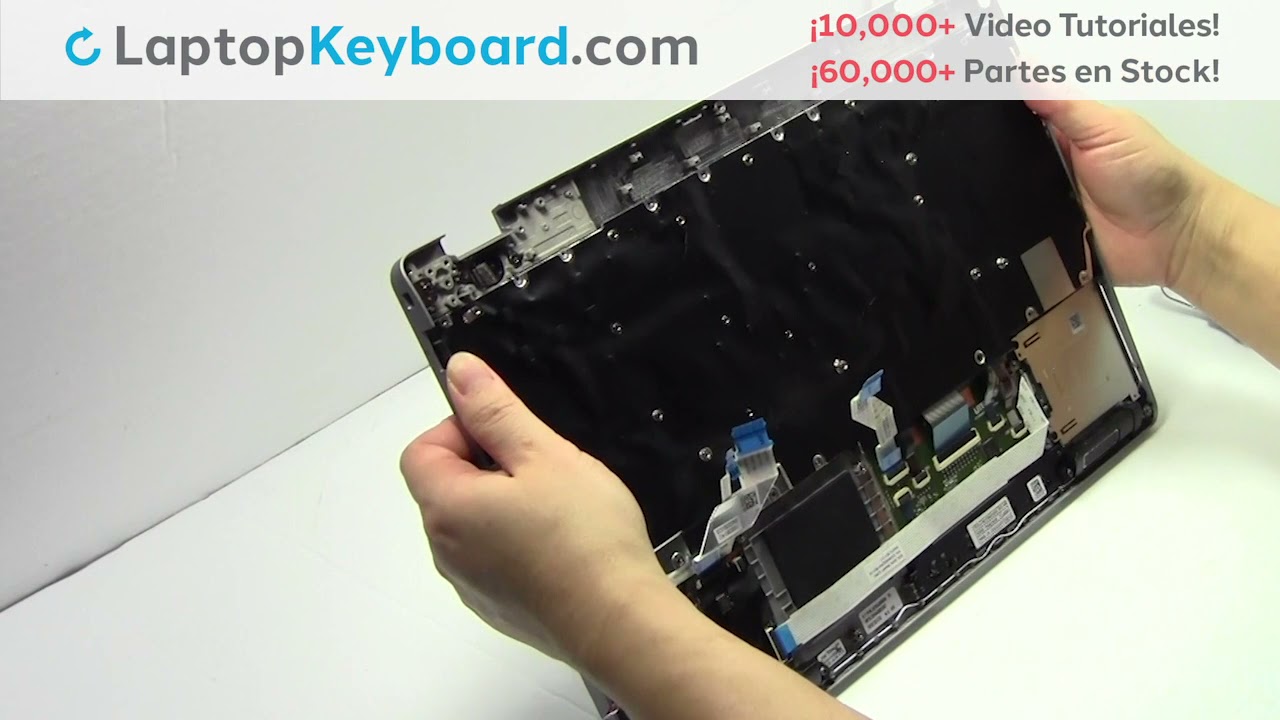 Instalar teclado de computadora portátil Dell Latitude 5510 Reparar Reemplazar Reparar  E4310 E5400