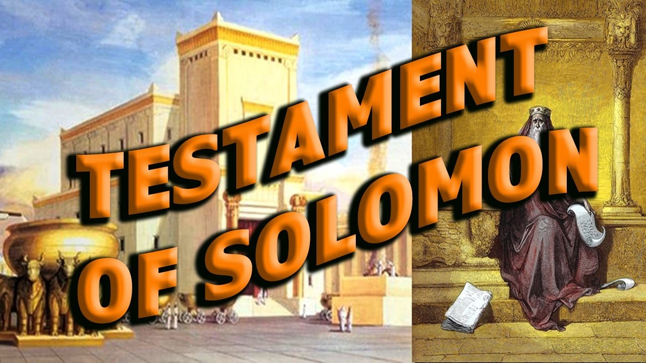 Testament of Solomon 📜 Apocrypha