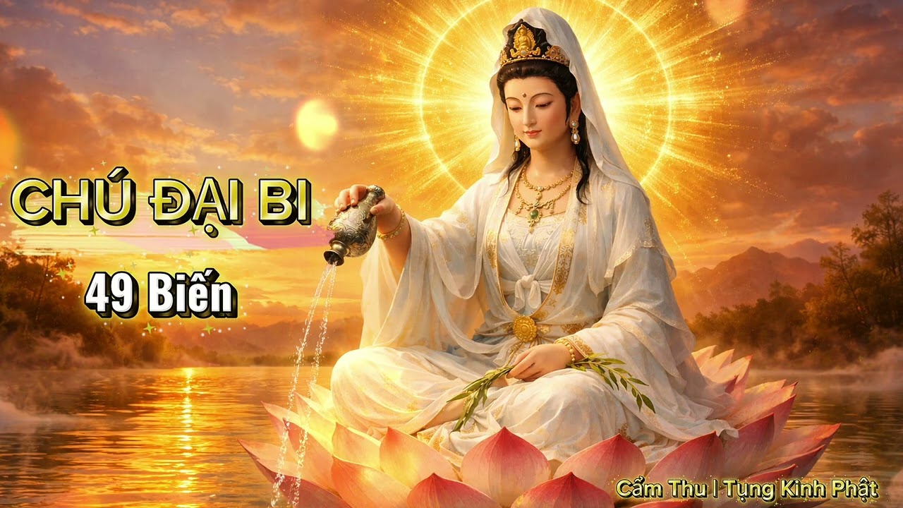 Chú Đại Bi 49 Biến Chuẩn Nhất | Tụng 49 Lần Công Đức Vô Lượng – Nghe Mỗi Ngày 🌼