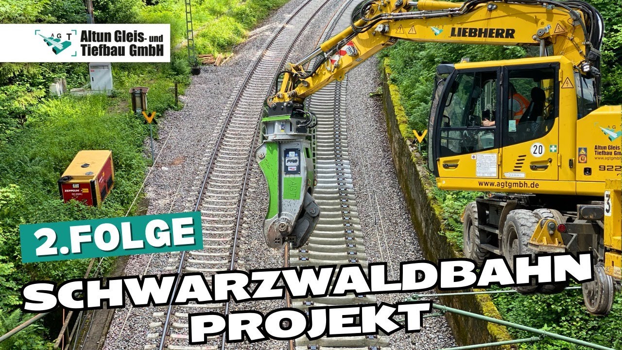 #schwarzwaldbahn  Folge 2: Eisenbahnbau im Herzen des #Schwarzwaldes I Altun Gleis- und Tiefbau GmbH