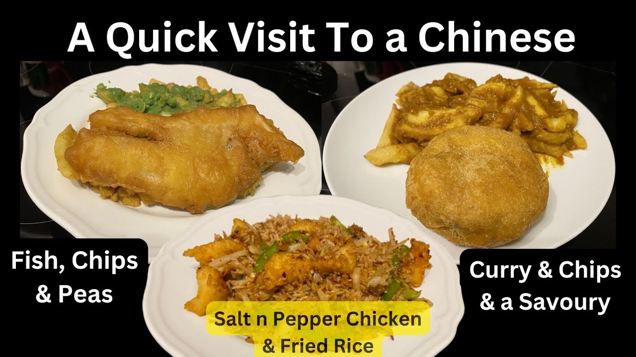 FISH AND CHIPS & SALT N PEPPER CHICKEN With Fried Rice