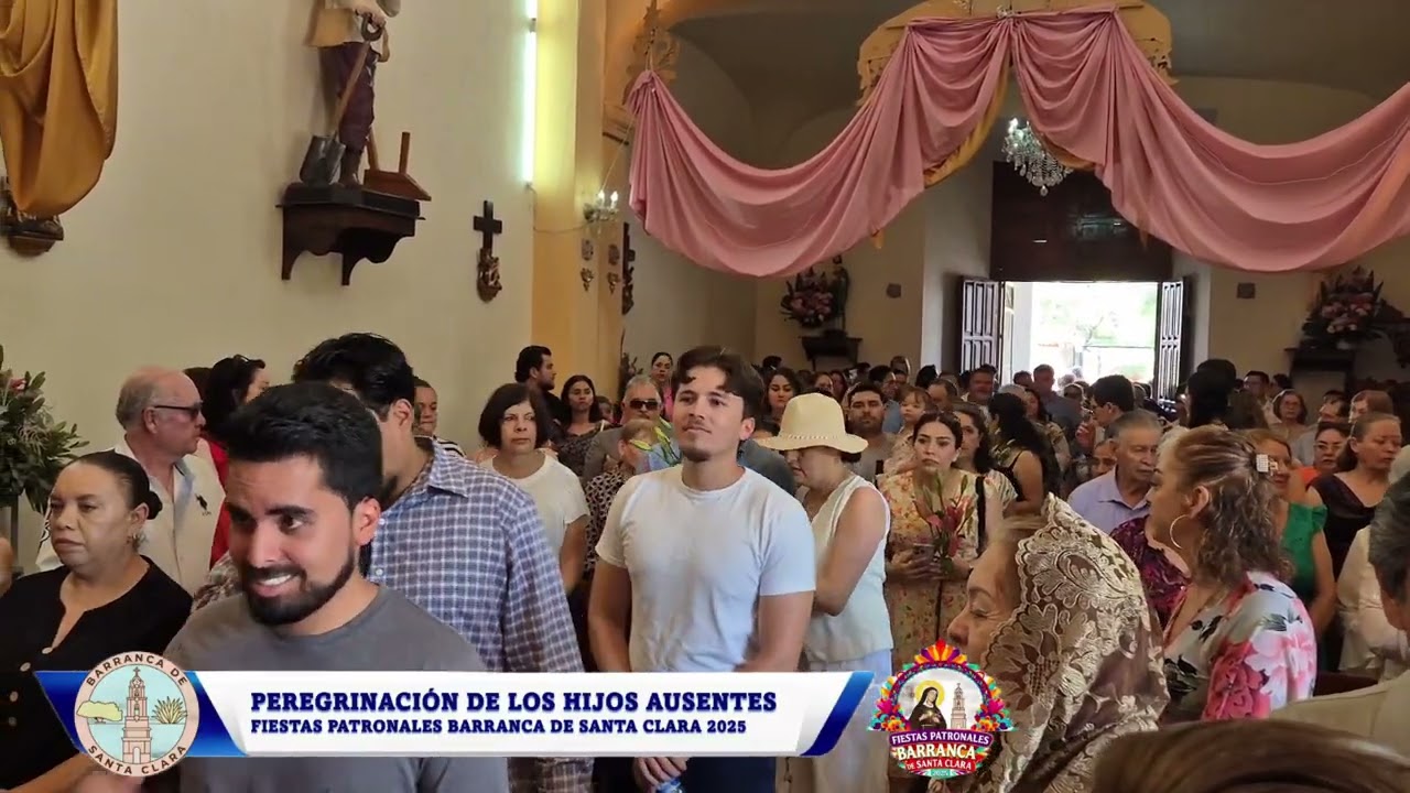 PEREGRINACIÓN HIJOS AUSENTES FIESTAS PATRONALES BARRANCA DE SANTA CLARA 2025