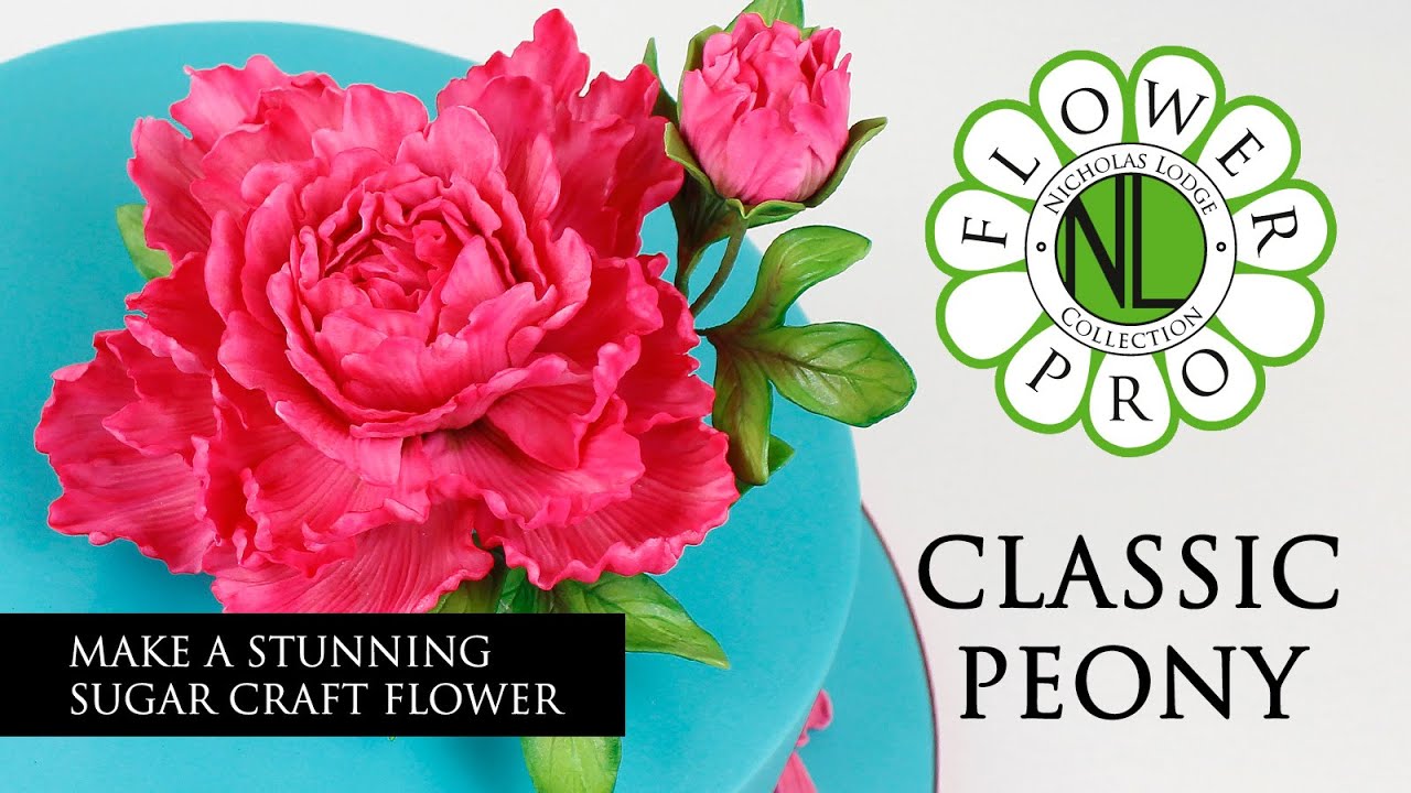 Классический пион Flower Pro | Мастер-класс по украшению торта с шеф-поваром Николасом Лоджем