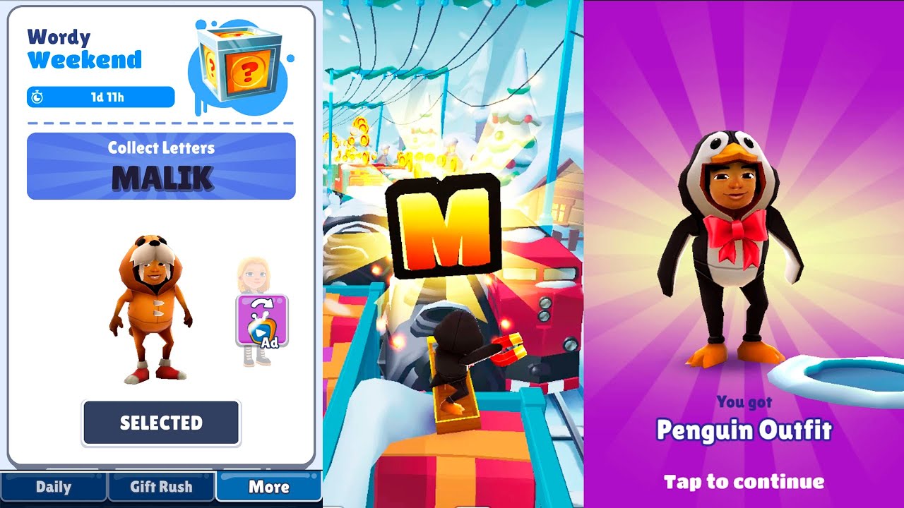 SUBWAY SURFERS NORTH POLE 2021: WORDY WEEKEND MALIK COMPLETED