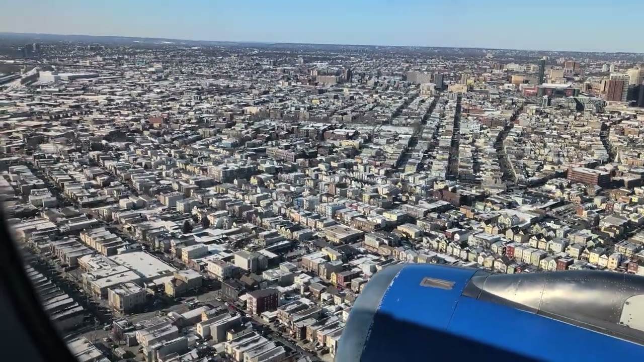 A319 UA2394 landing at EWR, Newark, NJ, 2026-01-20
