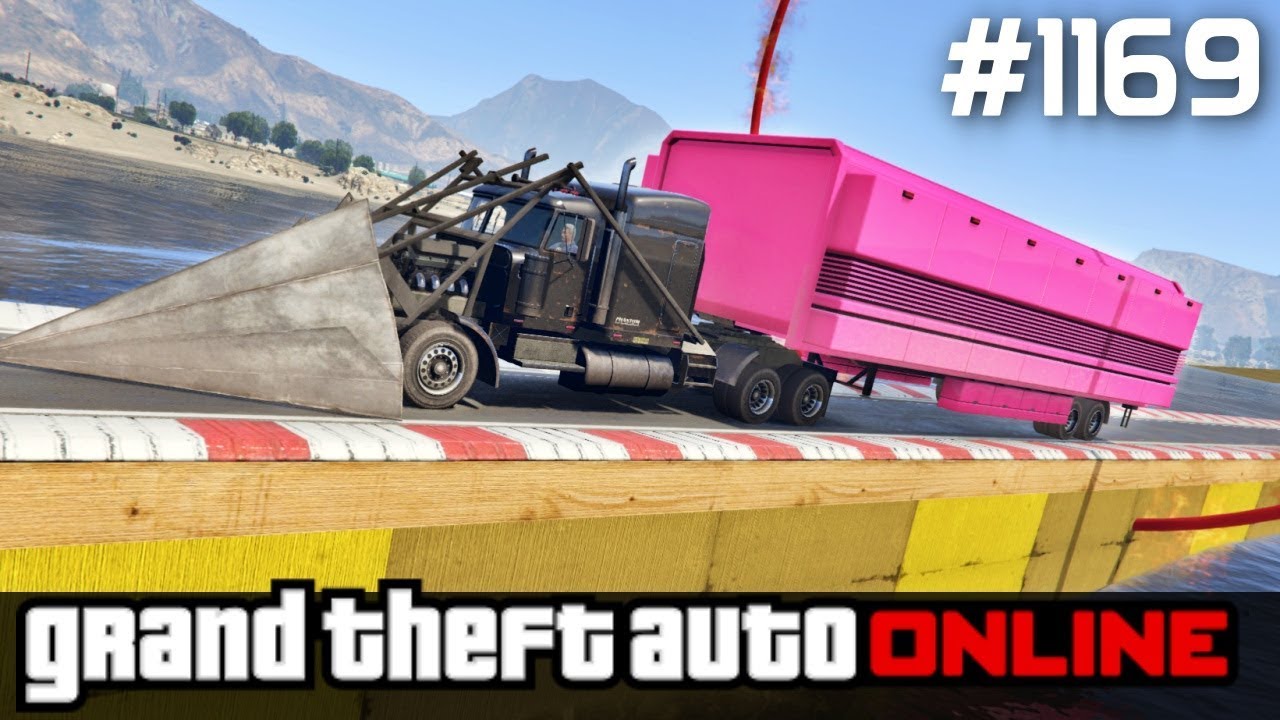 GTA 5 PC Online Po Polsku [#1169] SKILL TEST - Jestem NACZEPĄ i DYMY! /z Bertbert