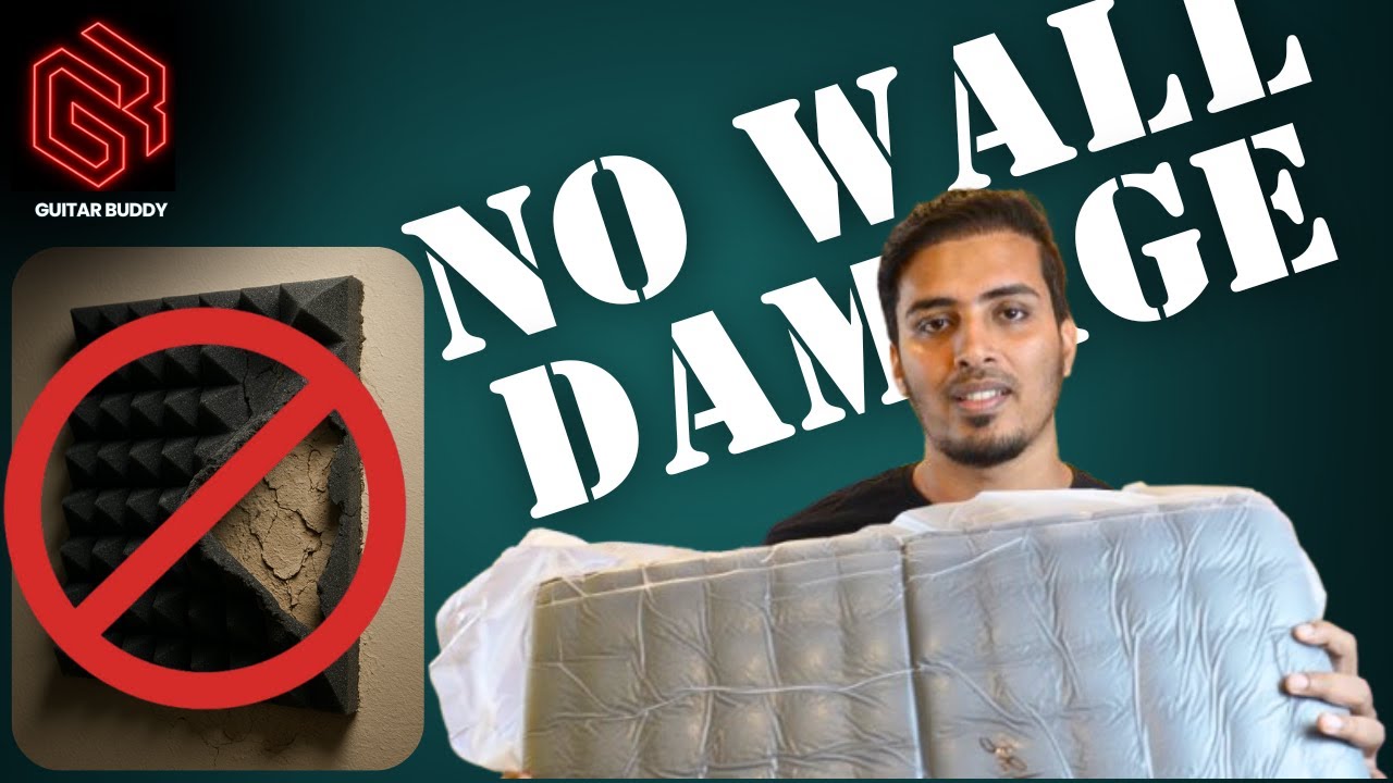 GuitarBuddy Vlog #3 | Fixing Acoustic Foam Without Wall Damage | தமிழில்