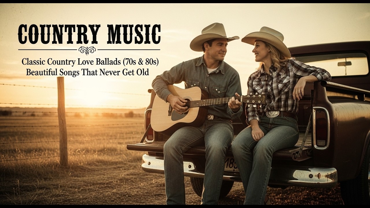 Classic Country Love Ballads (70s & 80s) 🌅 Beautiful Songs That Never Get Old