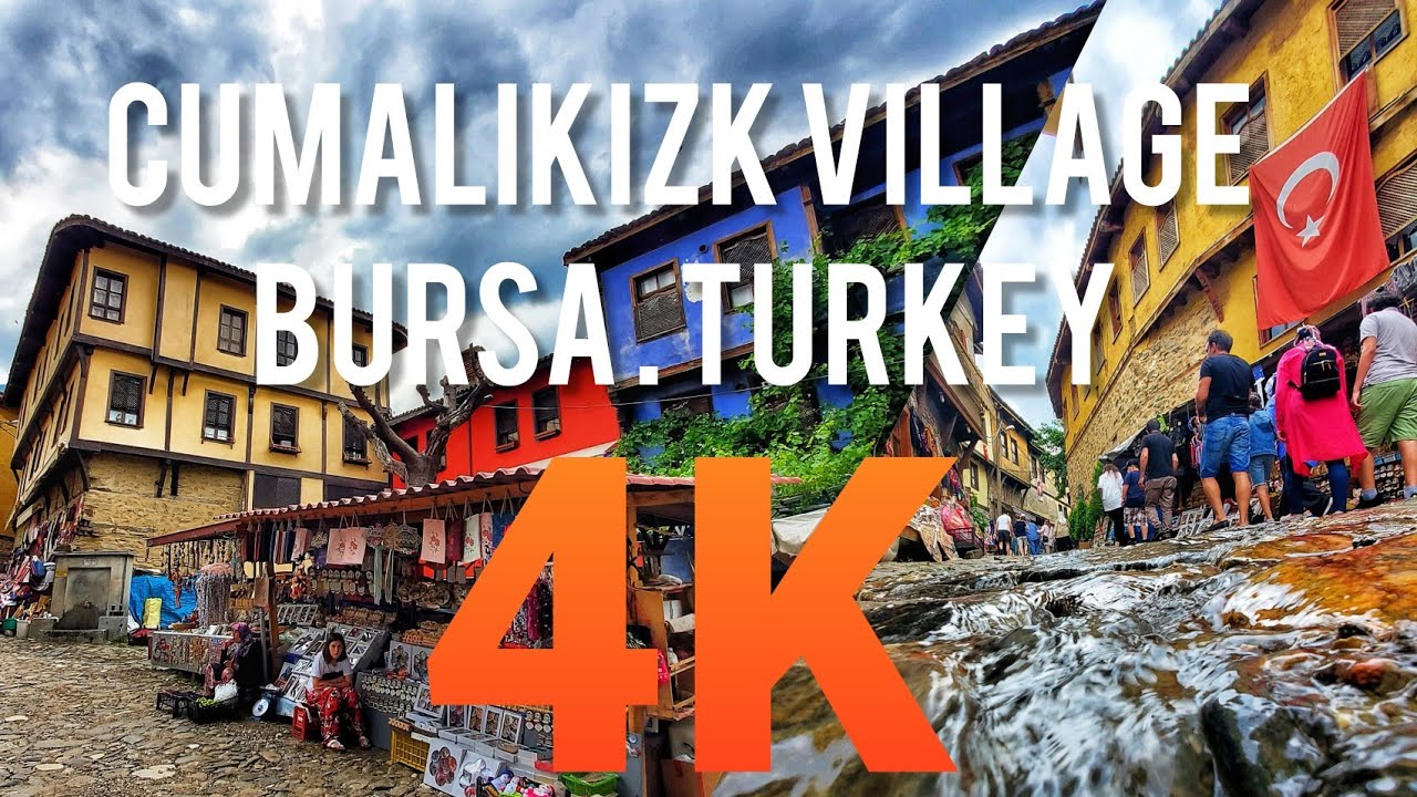 4K Walking Tour in Ottoman Village [ CUMALIKIZIK ] in Bursa.Turkey [4K] ULTRA HD