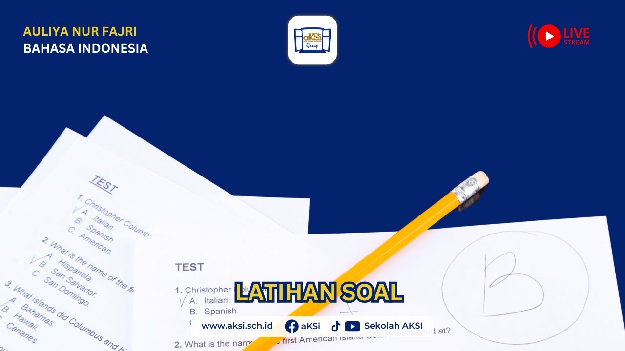 🟢 PAKET AB (15/01) - BAHASA INDONESIA LATIHAN SOAL DAN PEMBAHASAN MATERI