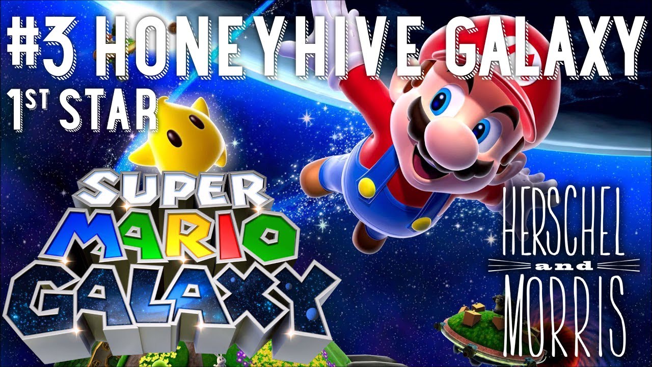 3 Super Mario Galaxy Honeyhive Galaxy (1st Star)
