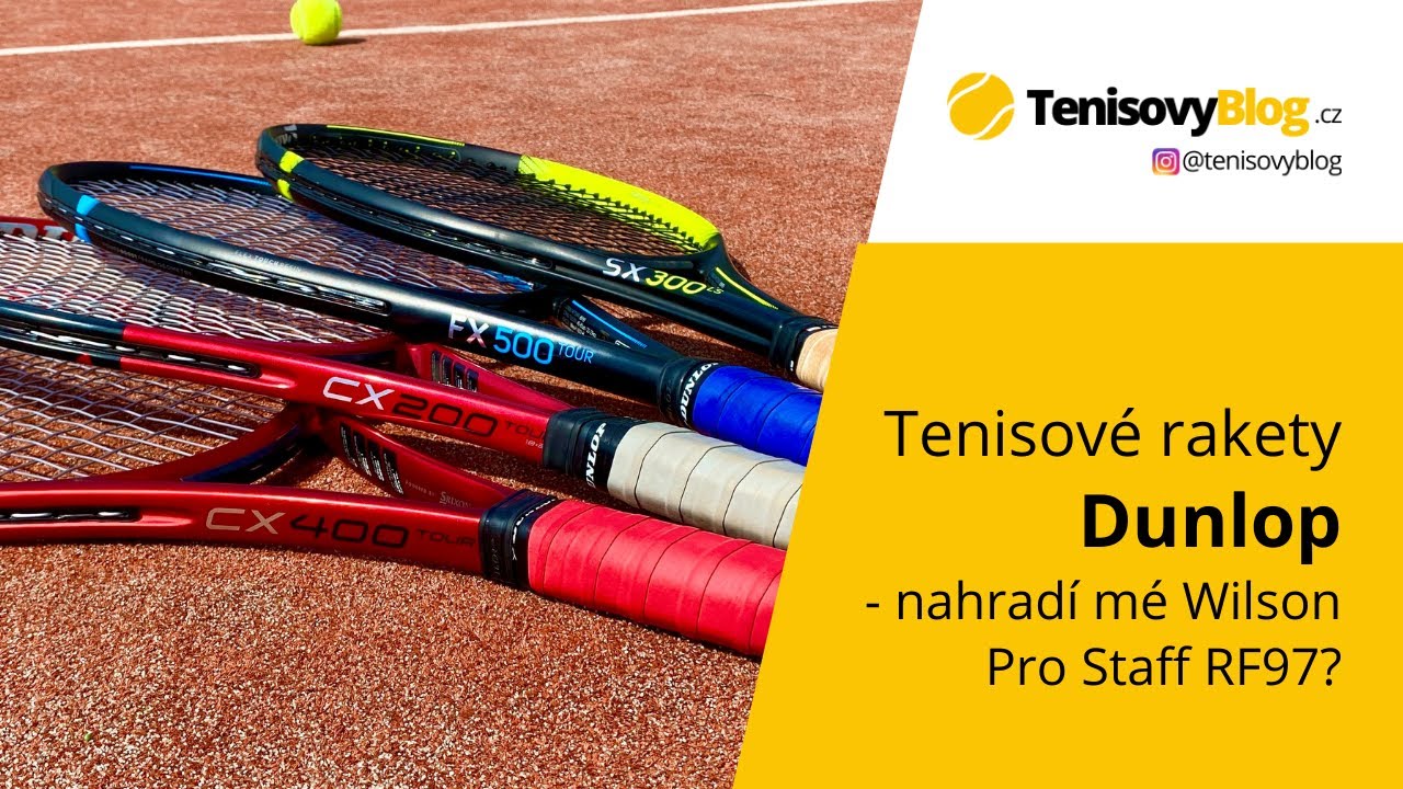 Tenisové rakety Dunlop - lepší než Wilson ProStaff? #tenisoverakety #raketydunlop #tenisovaraketa