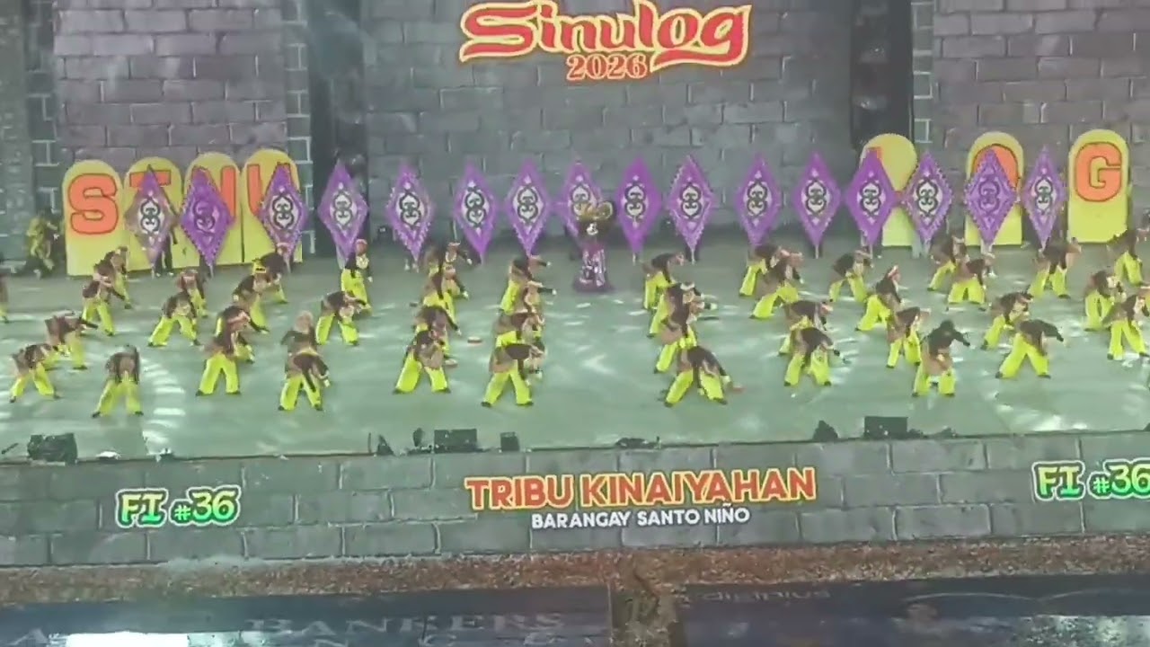 Tribu Kinaiyahan Brgy Santo Niño Grand Ritual Showdown Sinulog Grand Parade 2026
