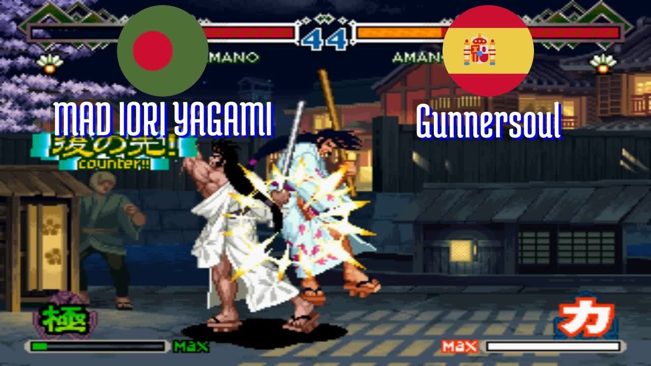 FT5 @lastbld2: MAD IORI YAGAMI (BD) vs Gunnersoul (ES) [The Last Blade 2 lastbld Fightcade] Mar 12