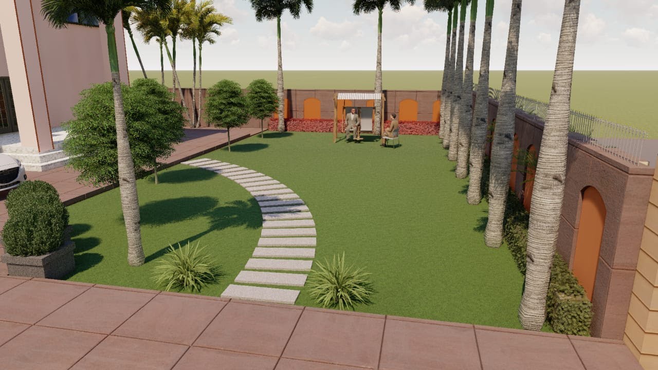 3D Landscaping/garden design of home