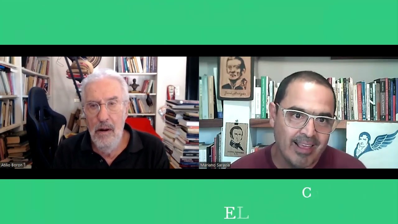 Atilio Boron conversa con Mariano Saravia sobre temas de la actualidad internacional