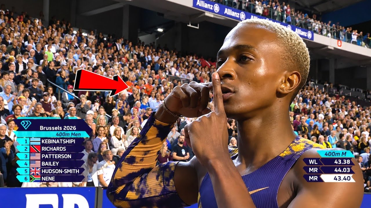 Busang Collen Kebinatshipi Wins Men's 400m Race Today, Brussels Diamond League Highlights 2026