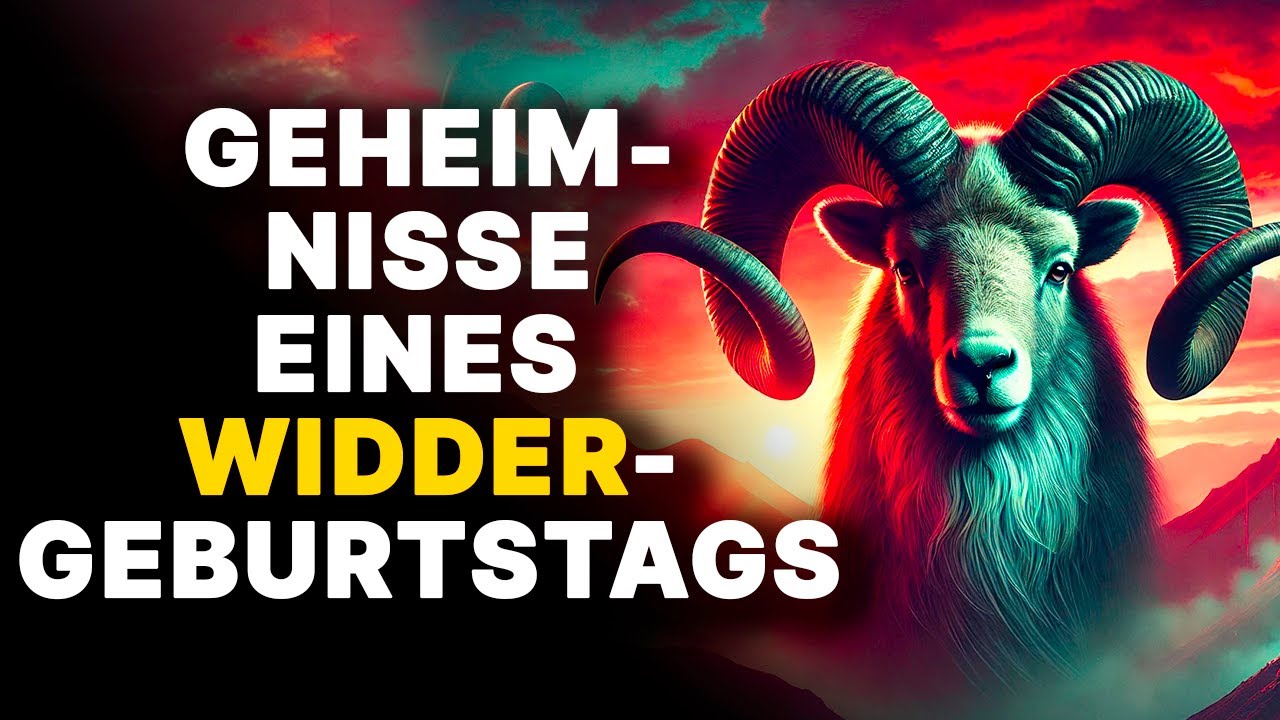 Was verbirgt dein Geburtstag, Widder? Erfahre die Wahrheit!