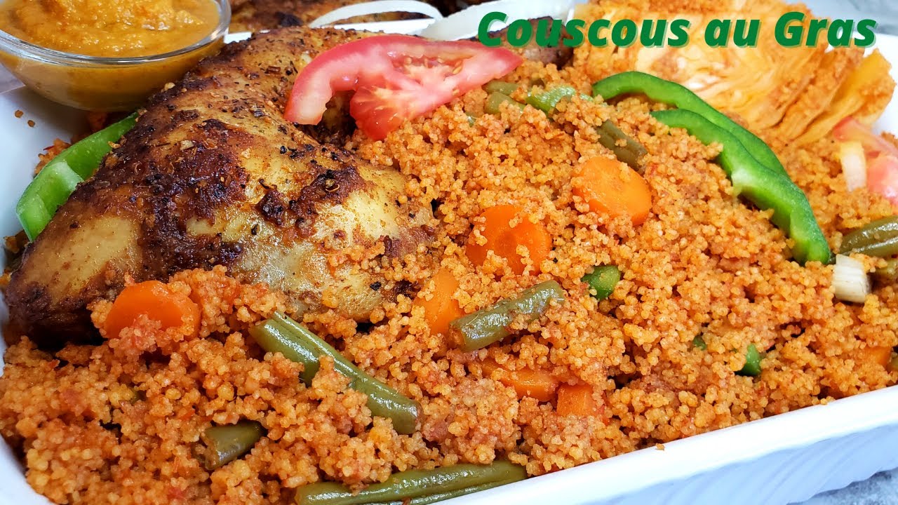 Couscous au gras || Jollof couscous