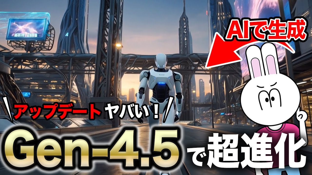 【AI動画生成の最前線⁉︎】Runway Gen-4.5の天才的な活用術20選を完全解説します【アップデートがヤバイ】