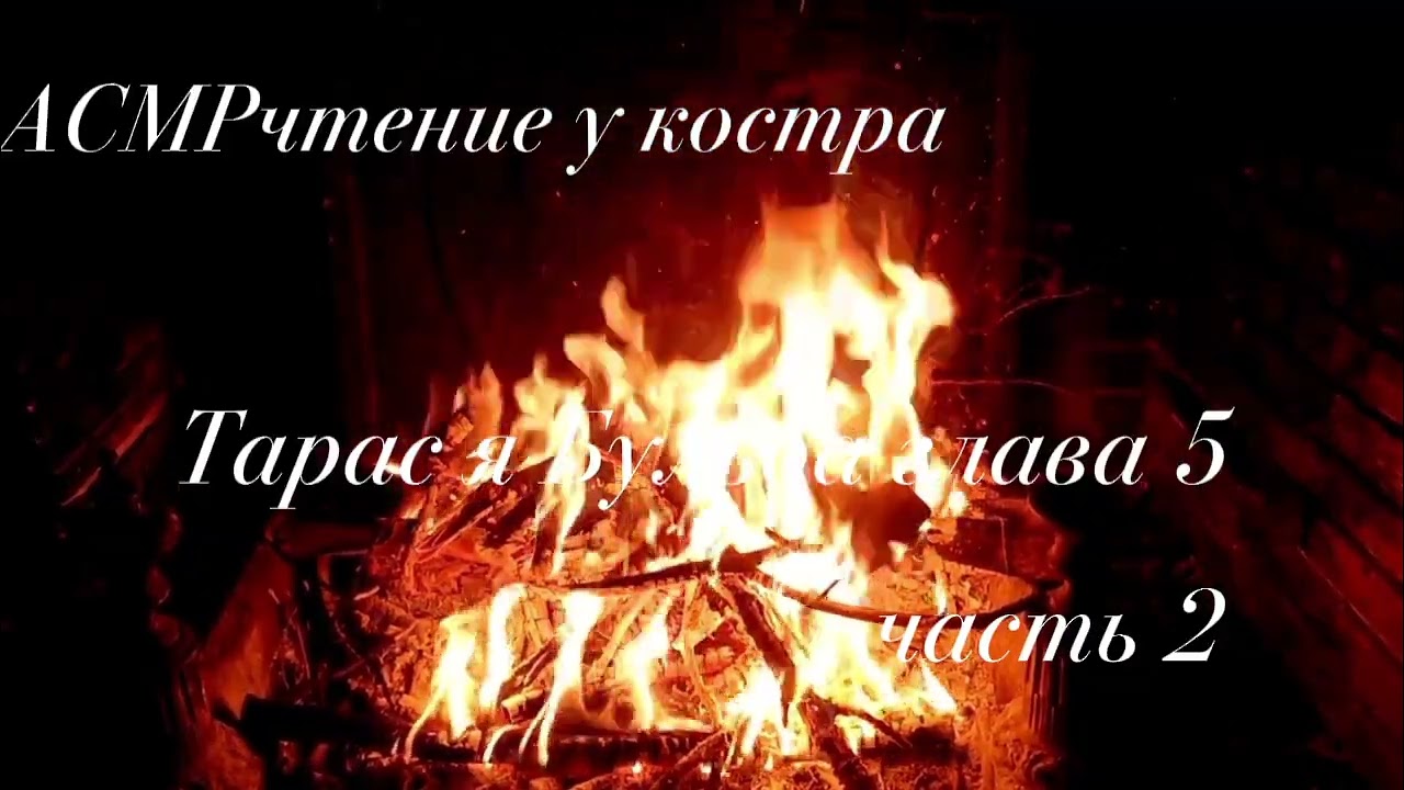 Тарас Бульба глава 5 часть 2 АСМРчтение Аудиокнига на ночь  #асмр 