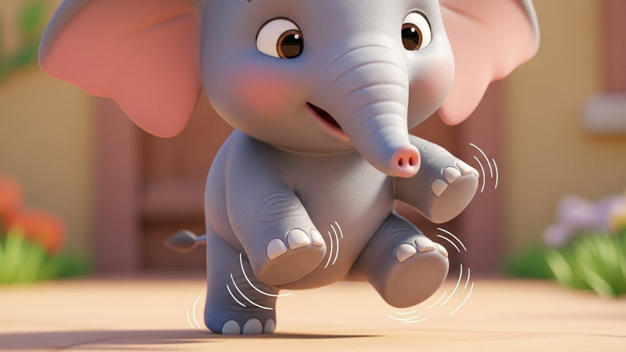 Слоненок учится прыгать 🐘🤸‍♂️😄 | мультфильм для детей и развивающие приключения