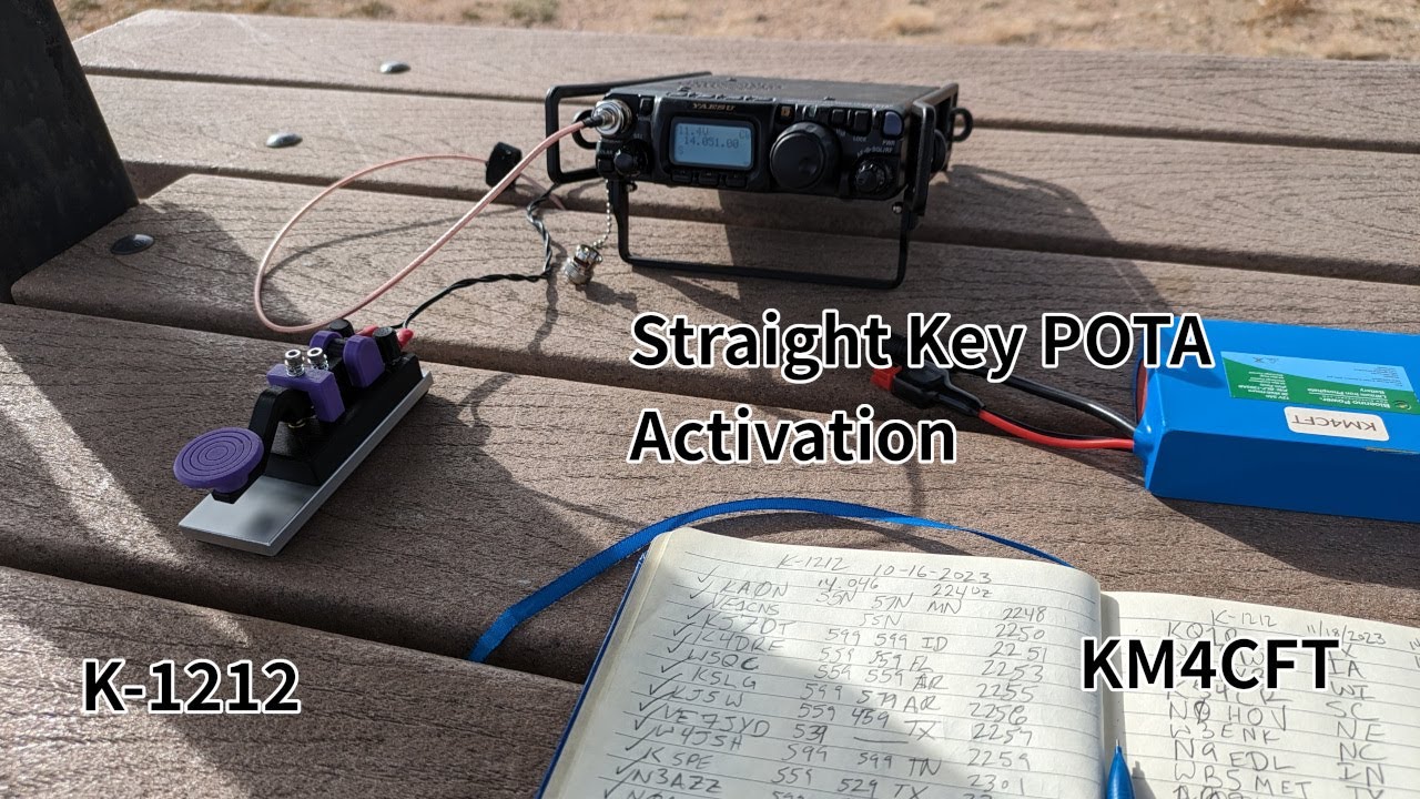 A Straight Key CW POTA Activation