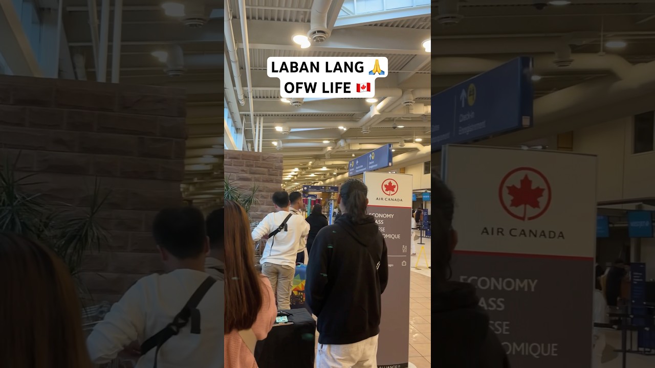 Laban lang OFW life is hard! #ofw #Canada #shorts #youtubeshorts