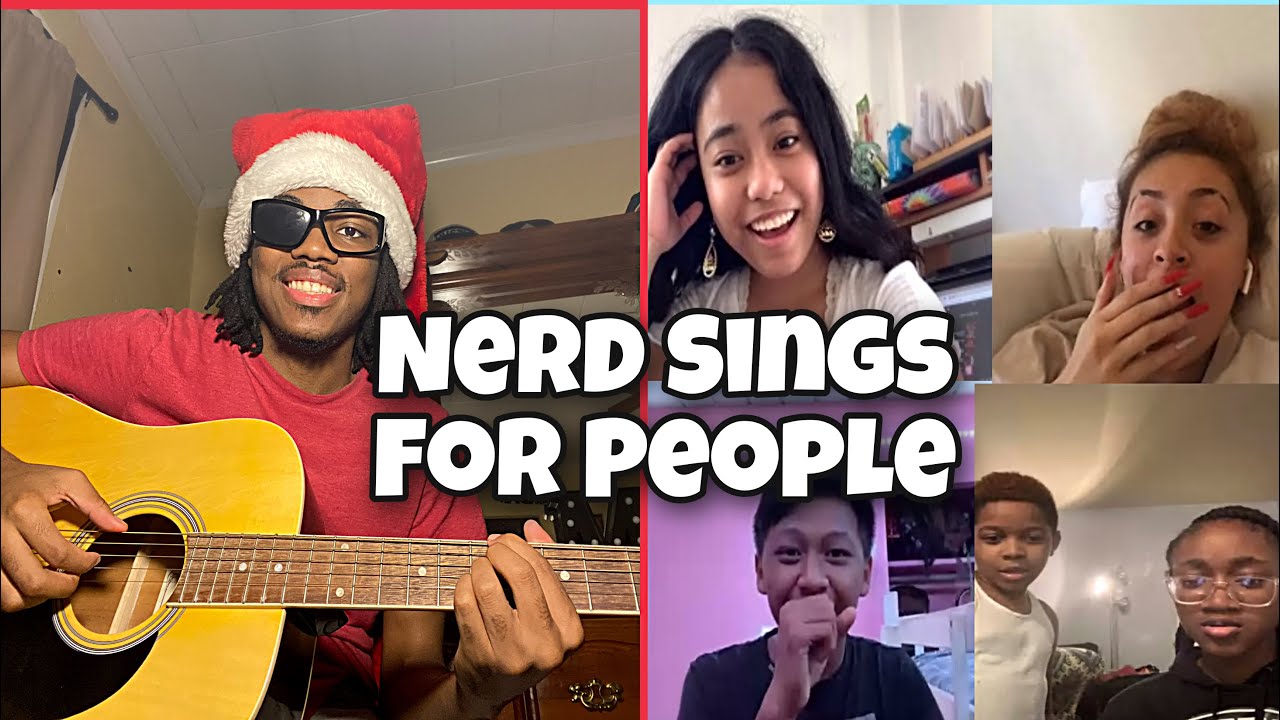 “I Almost Cried” Nerd Sings For Random People (Yubo)