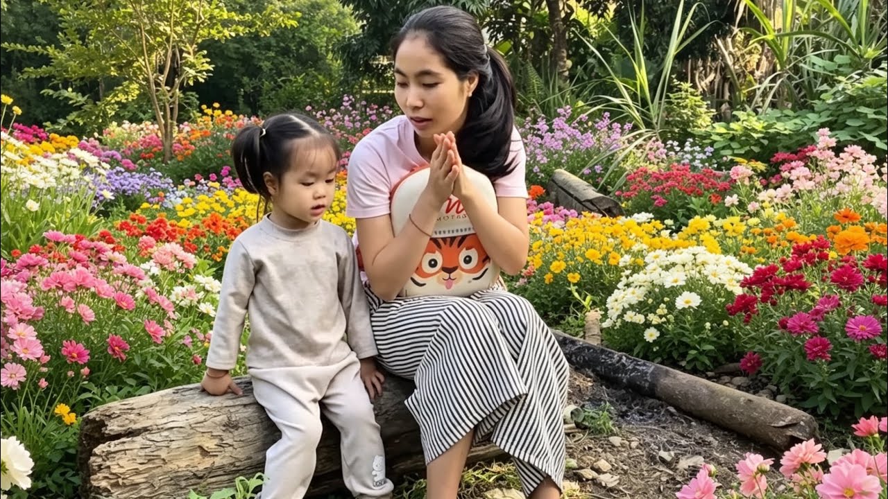 Ex-husband comes to visit -happy single mother with 2 small children