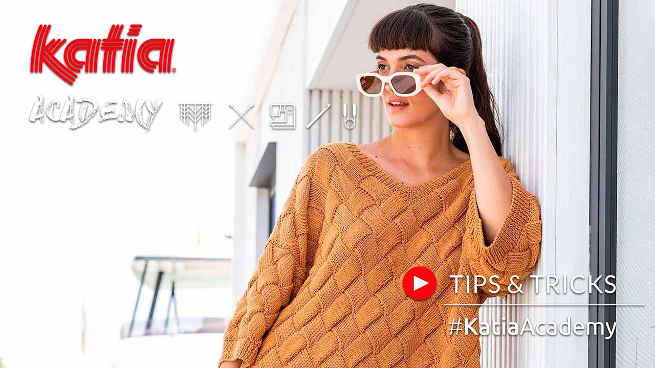 💡 TIPS & TRICKS 💡 ¿Cómo tejer el punto entrelac? | Katia Academy