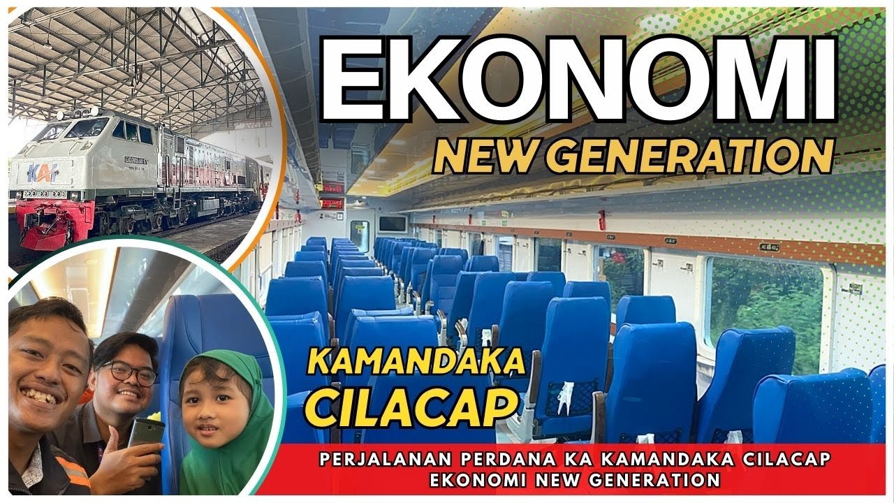 EKONOMI RASA EKSEKUTIF‼️Perjalanan Perdana KA Kamandaka New Generation Semarang Purwokerto CIlacap
