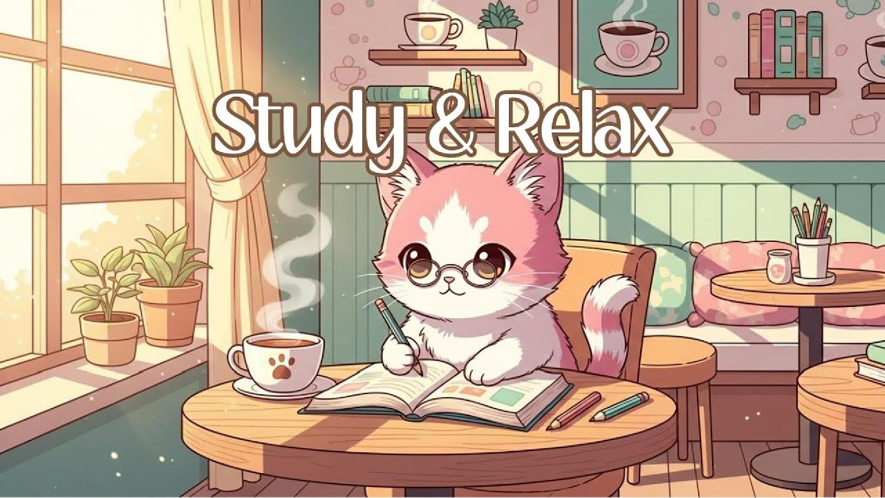 Study & Relax🌸 | Pomodoro 25min Focus 🍅  ❘ Lo-fi Cafe Music ( 1 Hour )