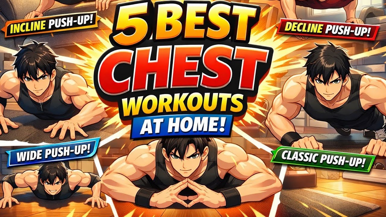 5 Best Chest Home Workout | Chest Exercises At Home  | Chest Exercises | #fitness #fit #WolfMindTech