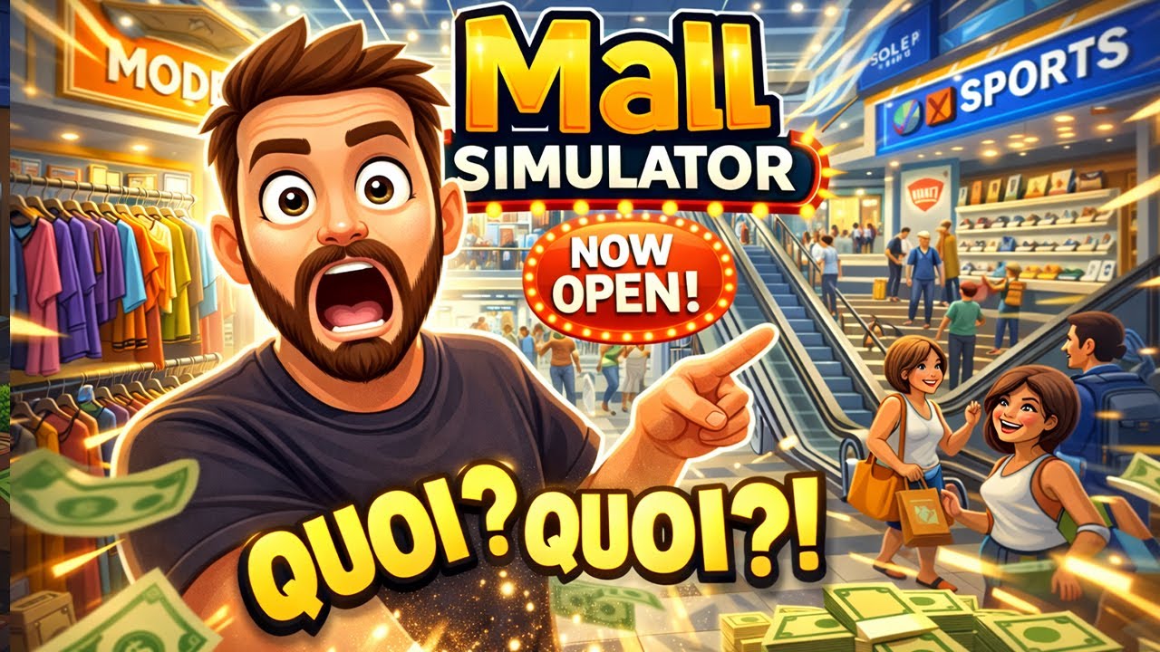 Je transforme le centre commercial en MACHINE À CASH 💰 😱 | Mall Simulator #3