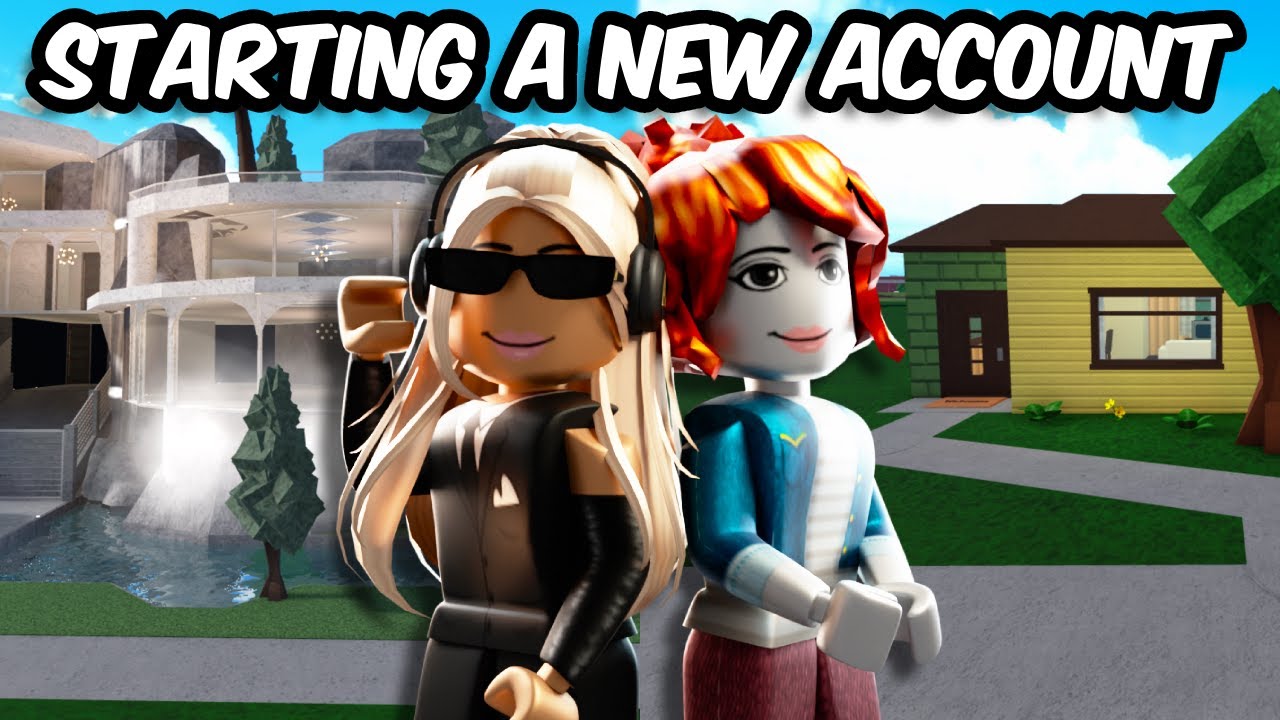 STARTING A NEW ACCOUNT IN BLOXBURG FROM SCRATCH