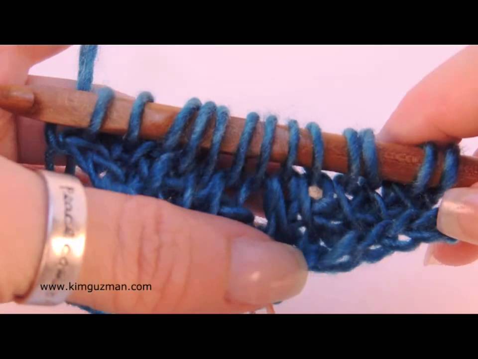 Tunisian Crochet: Miter Squared Part 1 of 2