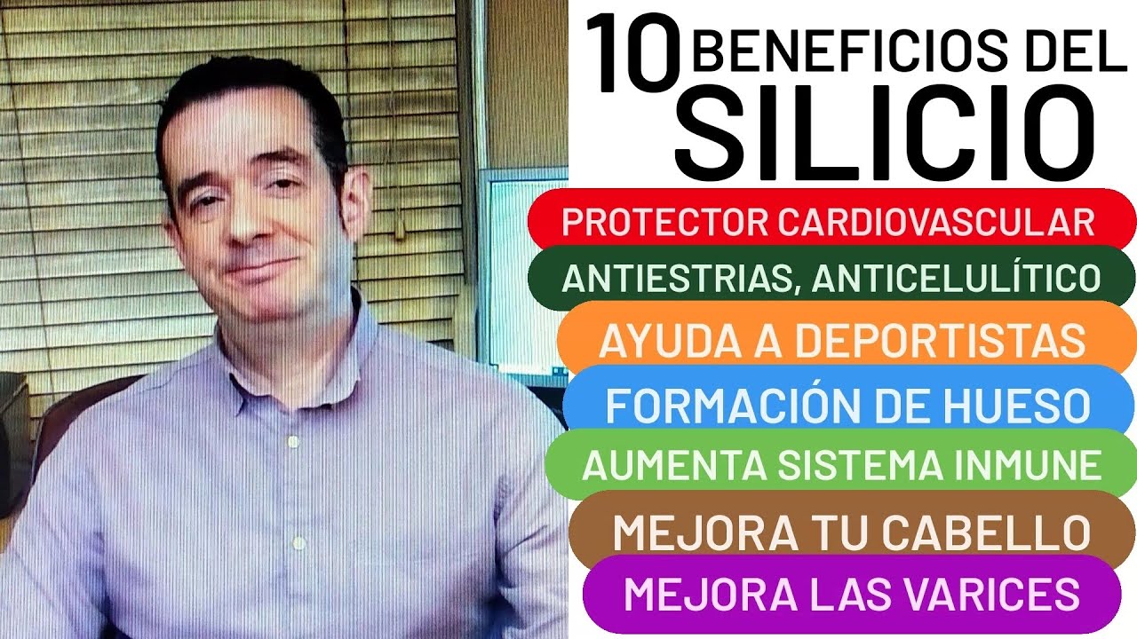 10 BENEFICIOS DEL SILICIO PROTEGE TU CORAZ&Oacute;N ARTERIAS ARTICULACIONES CABELLO ESTIMULA SISTEMA INMUNE