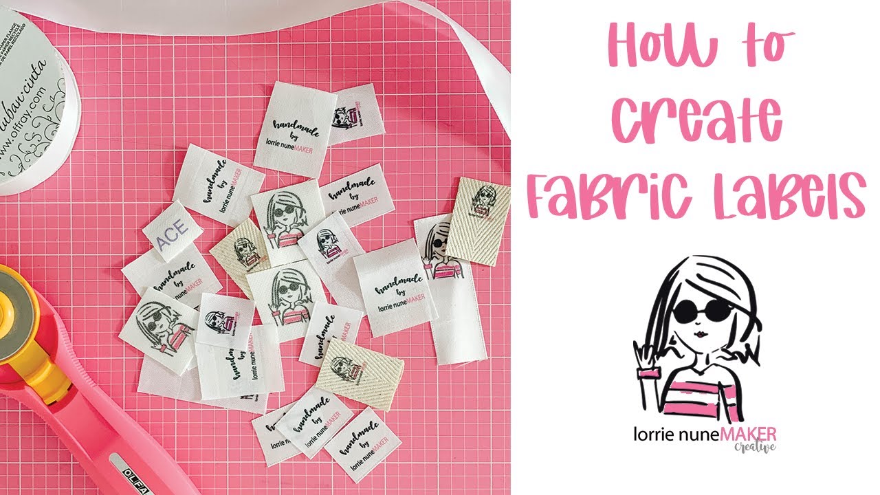 How To Make Fabric Labels with Sublimation Printer / Cotton, Twill, Ribbon or Polyester