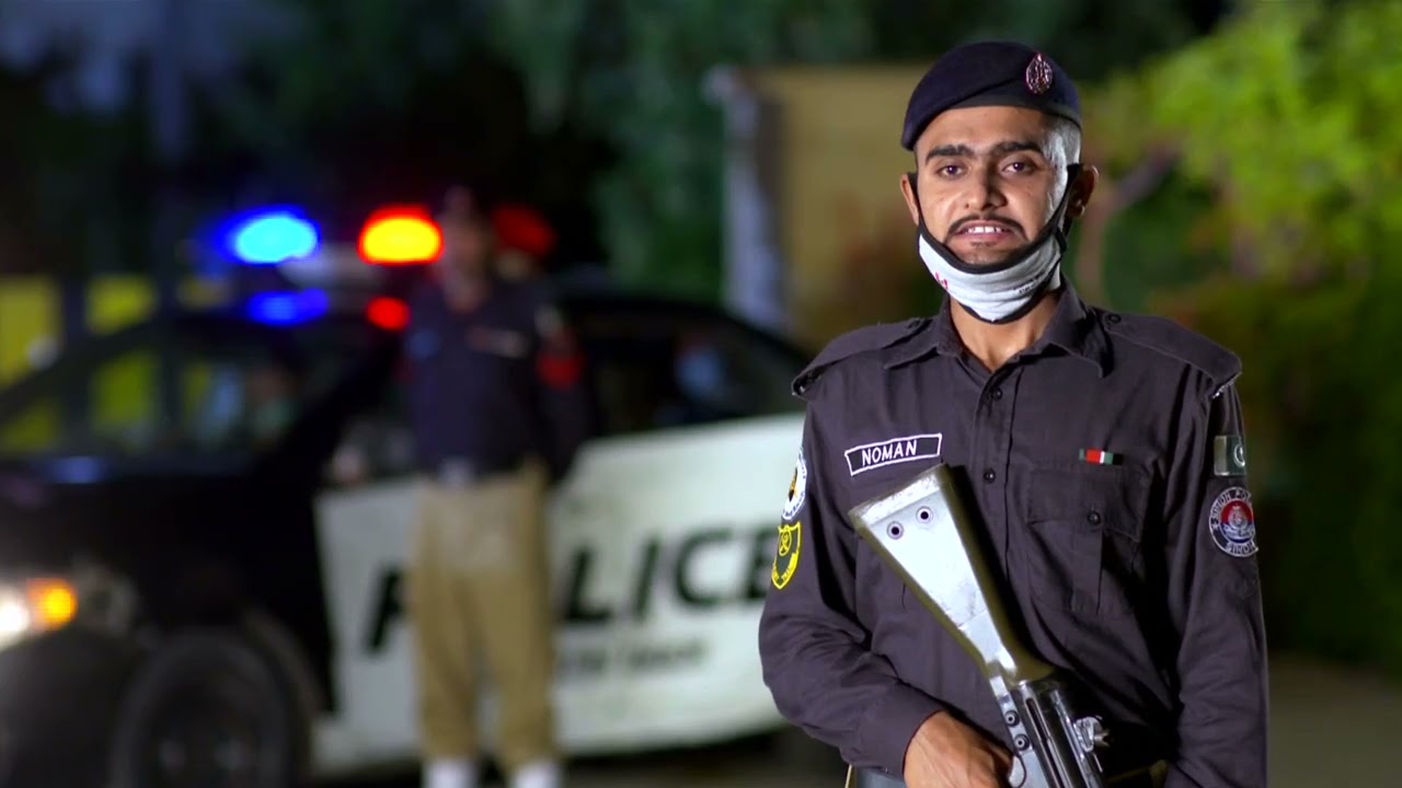 public service message by sindh police (covid 19 on Eid ul fitr)