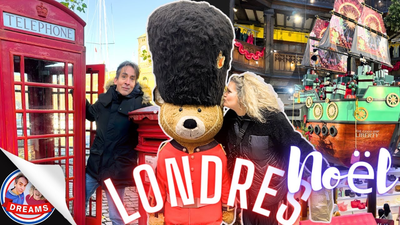 NOËL à LONDRES: HAMLEYS, LIBERTY ARCADE, PIES HYSTORIQUES… et BATEAU POUR CHRIS !