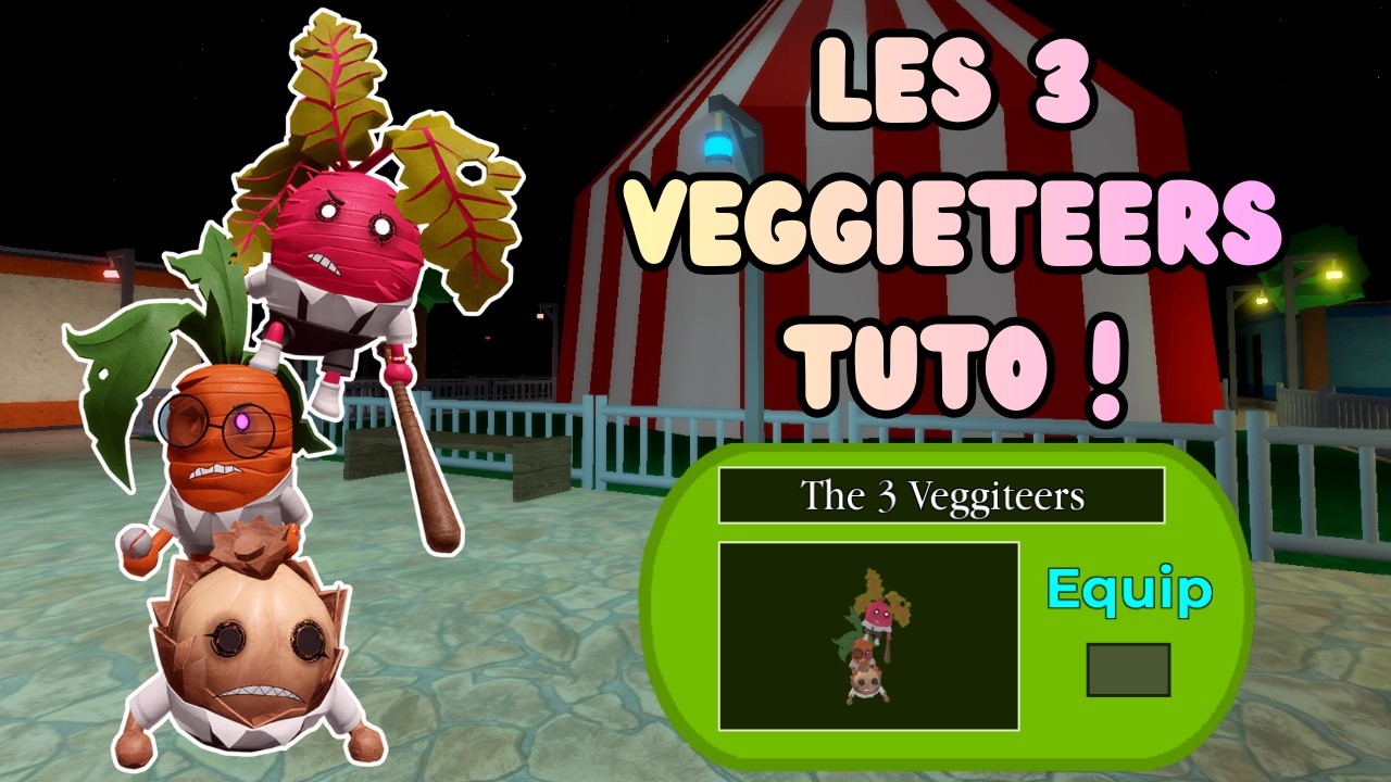 COMMENT AVOIR LE NOUVEAU SKIN 3 VEGGIETEERS DANS PIGGY TUTO
