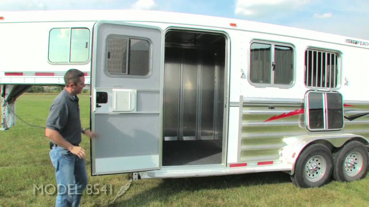 Tour the Featherlite Model 8541 Horse Trailer: Our most popular