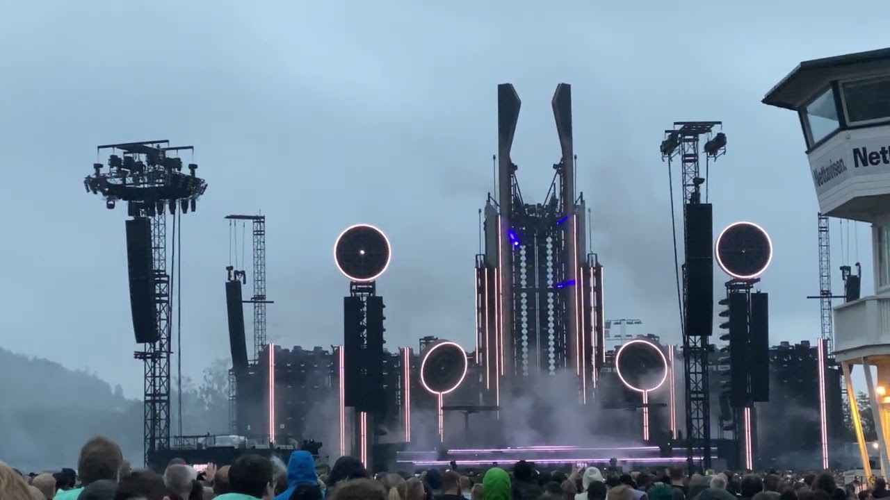 4K RAMMSTEIN 24/7-2022 «Deutschland» Bjerke - Oslo
