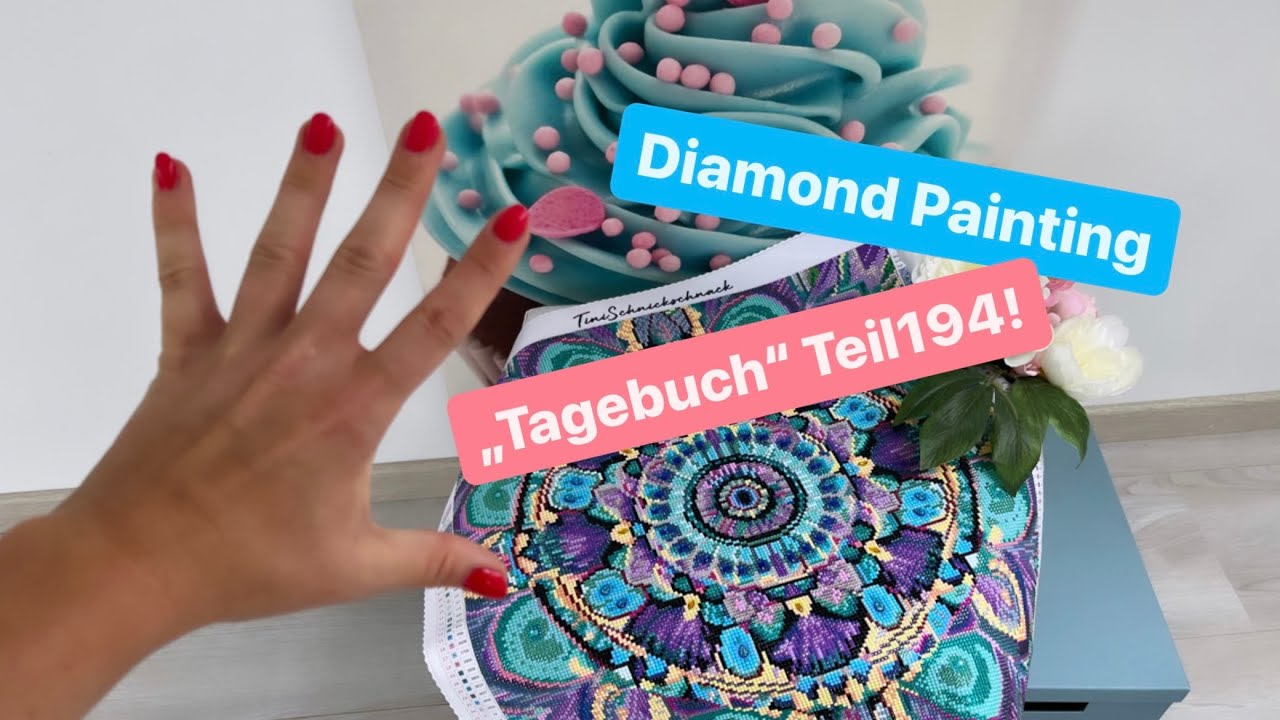 Diamond Painting „Tagebuch“ Teil194!🙃💚 FINALE! Mein Mandala ist fertig! 🤩