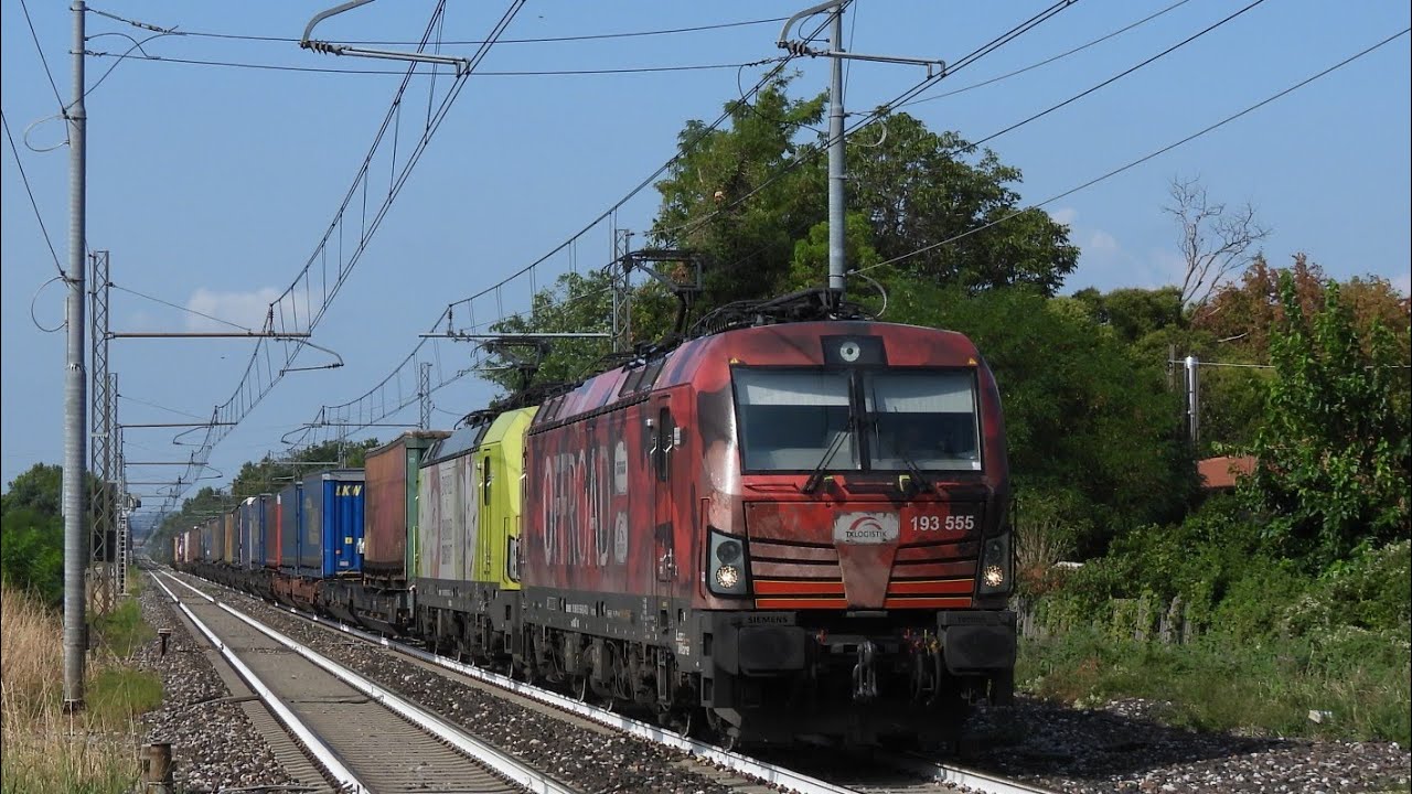 TRENI MERCI E DEVIATI DELLA BRENNERO TRA FRIULI E VENETO!!