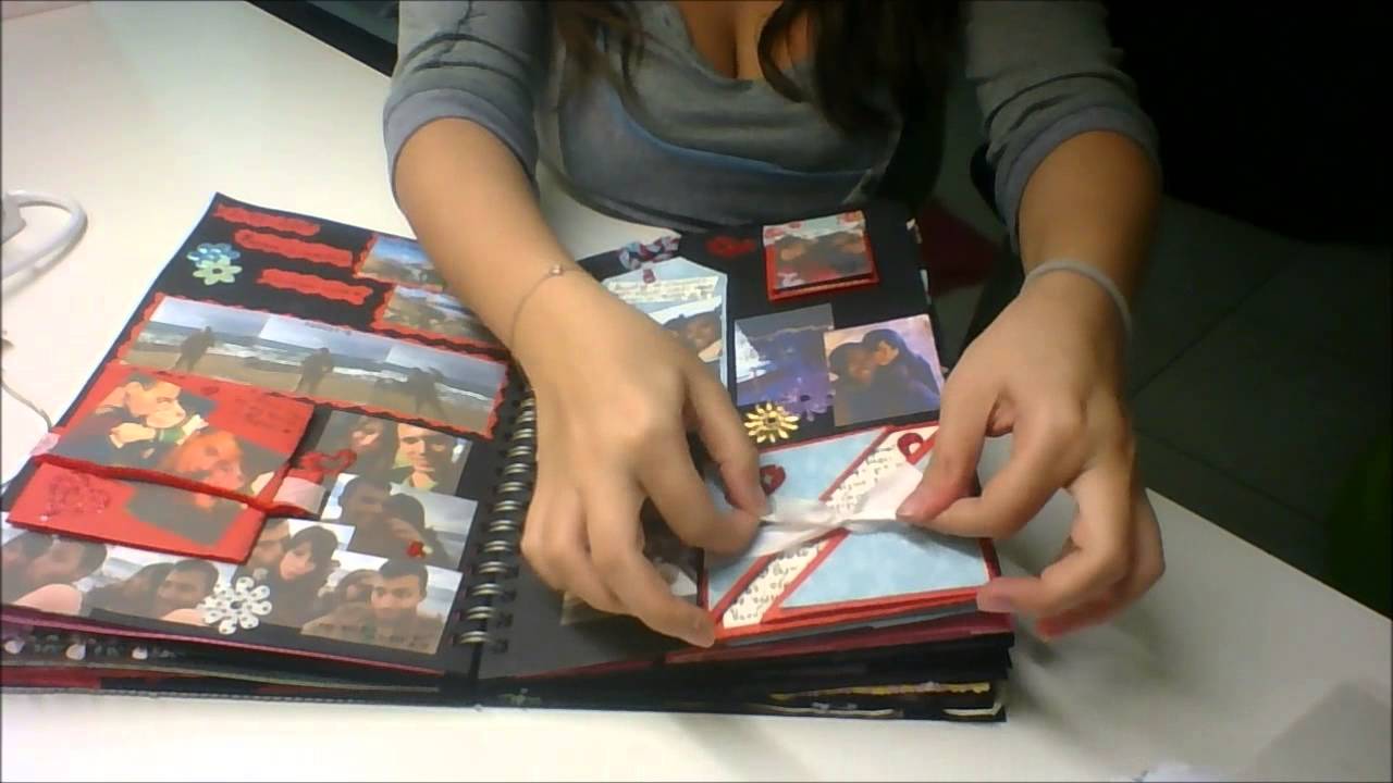 Scrapbook for our first year anniversary