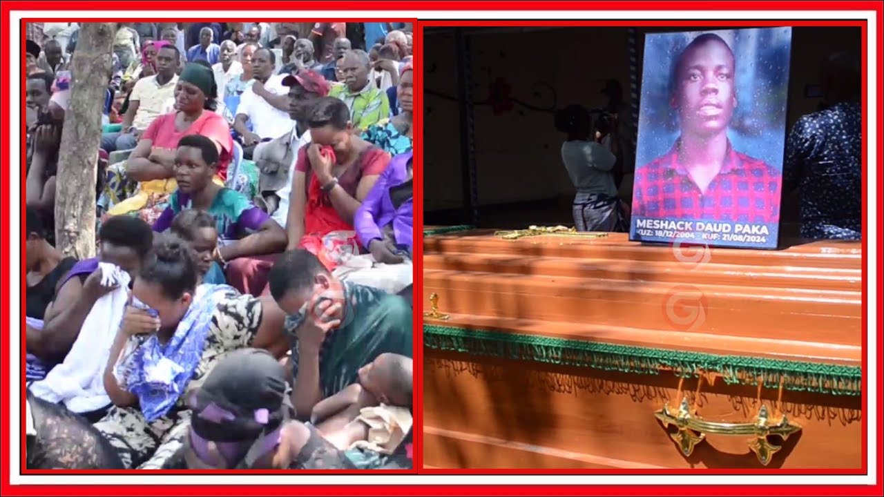 VILIO VYATAWALA MAZISHI ya KIJANA MESHACK ALIYEPIGWA RISASI na POLISI MAANDAMANO ya SIMIYU...