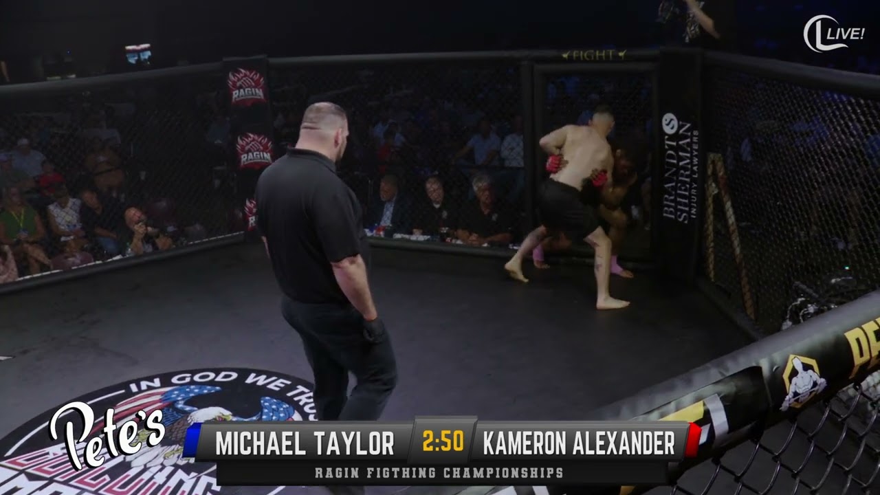 Ragin Fighting Championships 2 - Michael Taylor vs Kameron Alexander [Full Fight] #mma